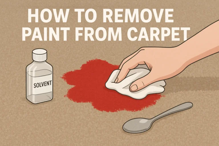 How to Remove Paint from Carpet