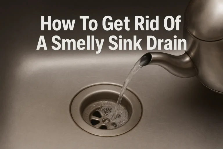 How To Get Rid Of A Smelly Sink Drain