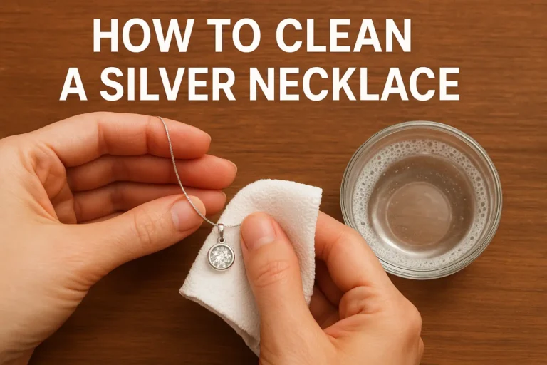 How to Clean a Silver Necklace