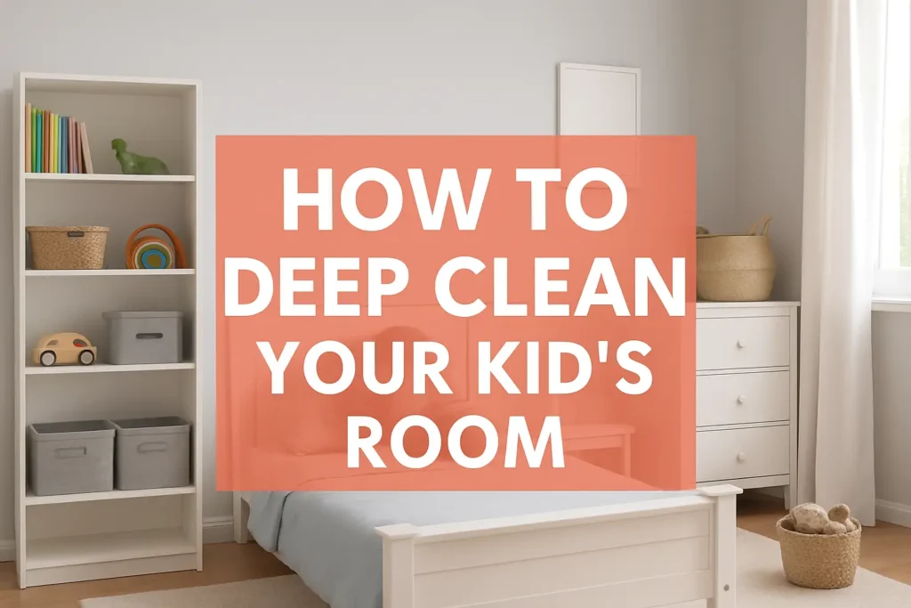 How to Deep Clean Your Kid’s Room (Step-by-Step Guide for Parents)