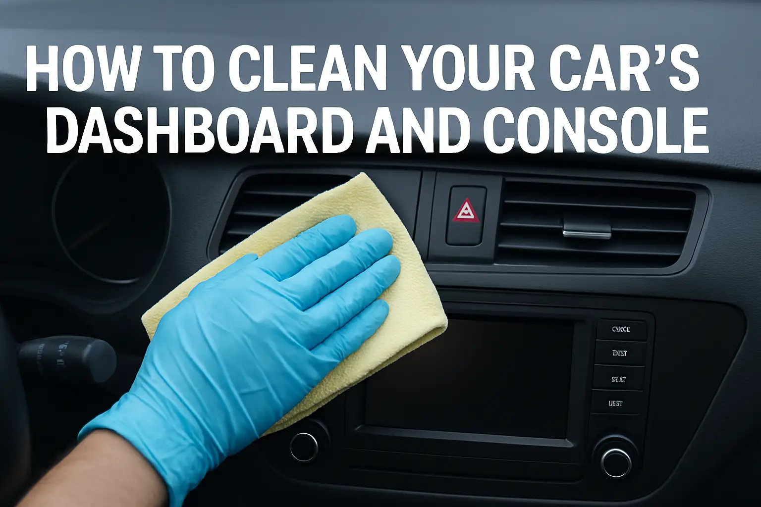 How to Clean Your Car’s Dashboard and Console