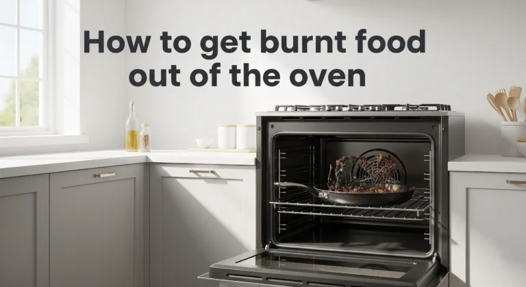 How To Get Burnt Food Out Of The Oven: Step-By-Step Cleaning Guide