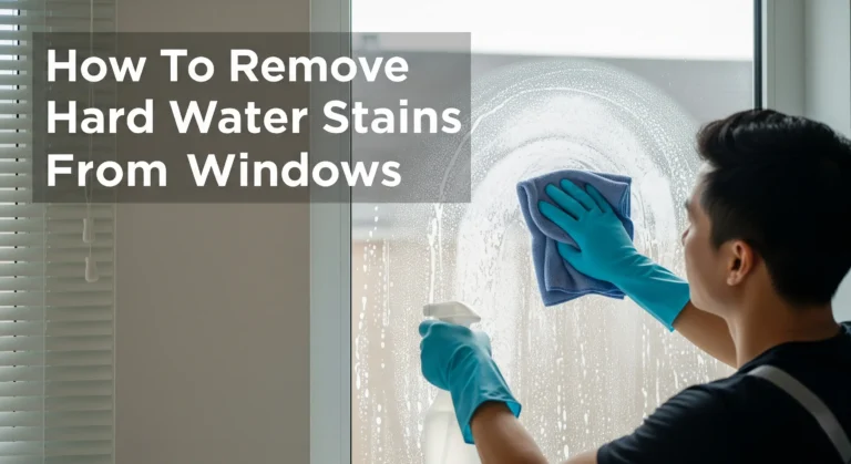 How To Remove Hard Water Stains From Windows