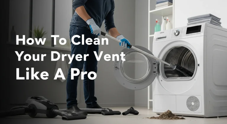 How To Clean Your Dryer Vent Like A Pro