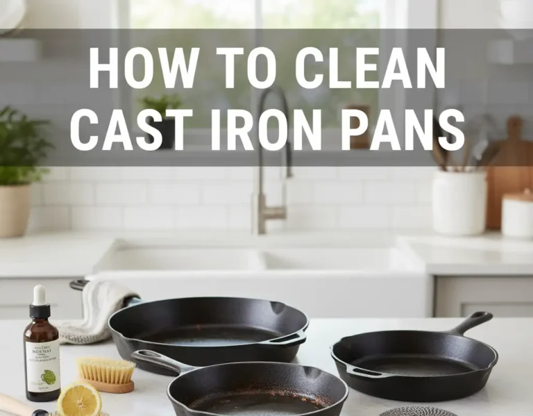 How to Clean Cast Iron Pans the Right Way