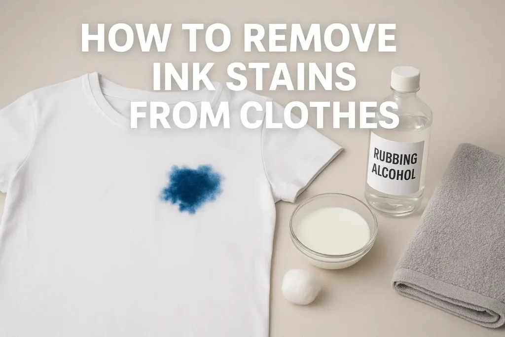 How To Remove Ink Stains From Clothes