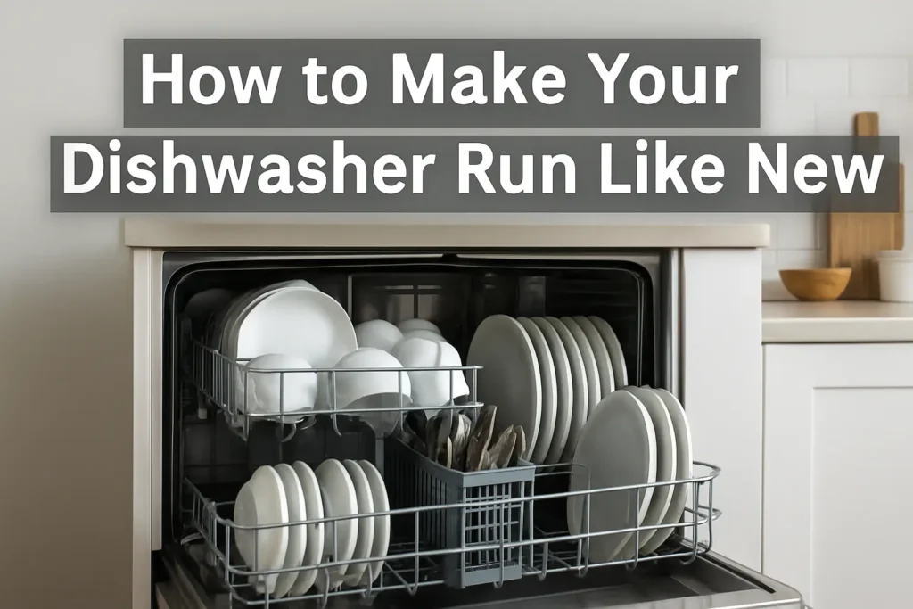 How to Make Your Dishwasher Run Like New
