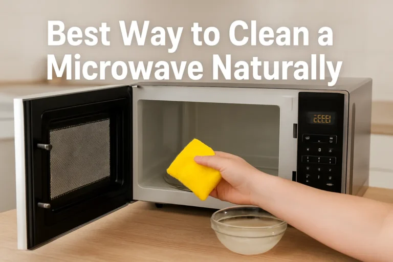 Best Way to Clean a Microwave Naturally