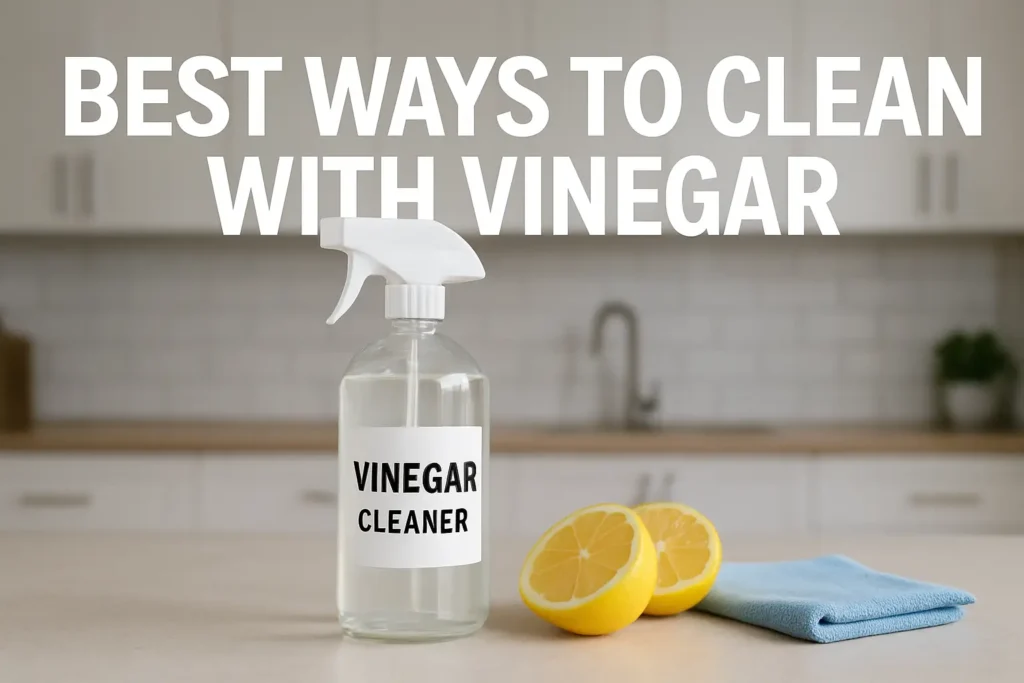 best ways to clean with vinegar
