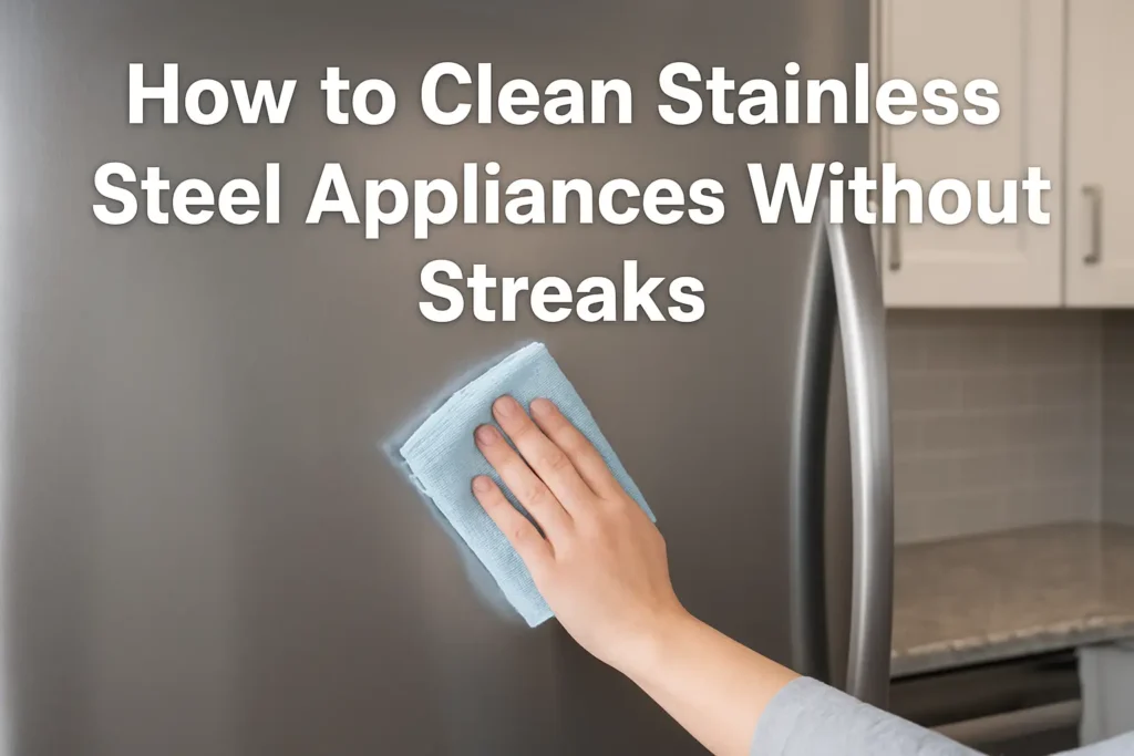 How to Clean Stainless Steel Appliances Without Streaks