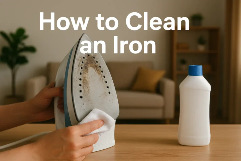 How to Clean an Iron: Step-by-Step Guide for a Smooth, Fresh Press