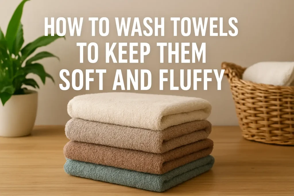 how to wash towels to keep them soft and fluffy