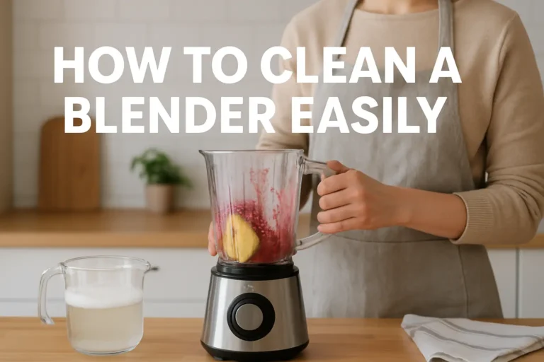 How to Clean a Blender Easily (Step-by-Step Guide)