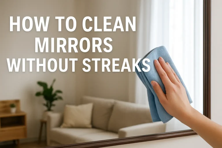 How to Clean Mirrors Without Streaks