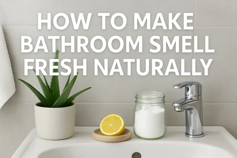 How to Make Bathroom Smell Fresh Naturally