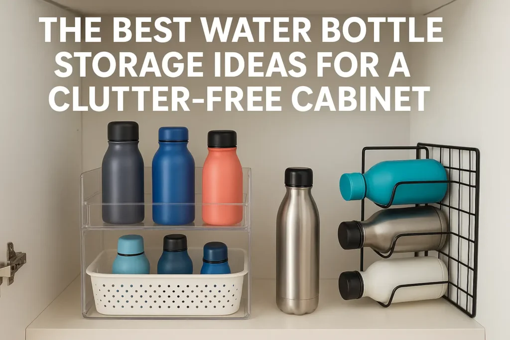 The Best Water Bottle Storage Ideas for a Clutter-Free Cabinet