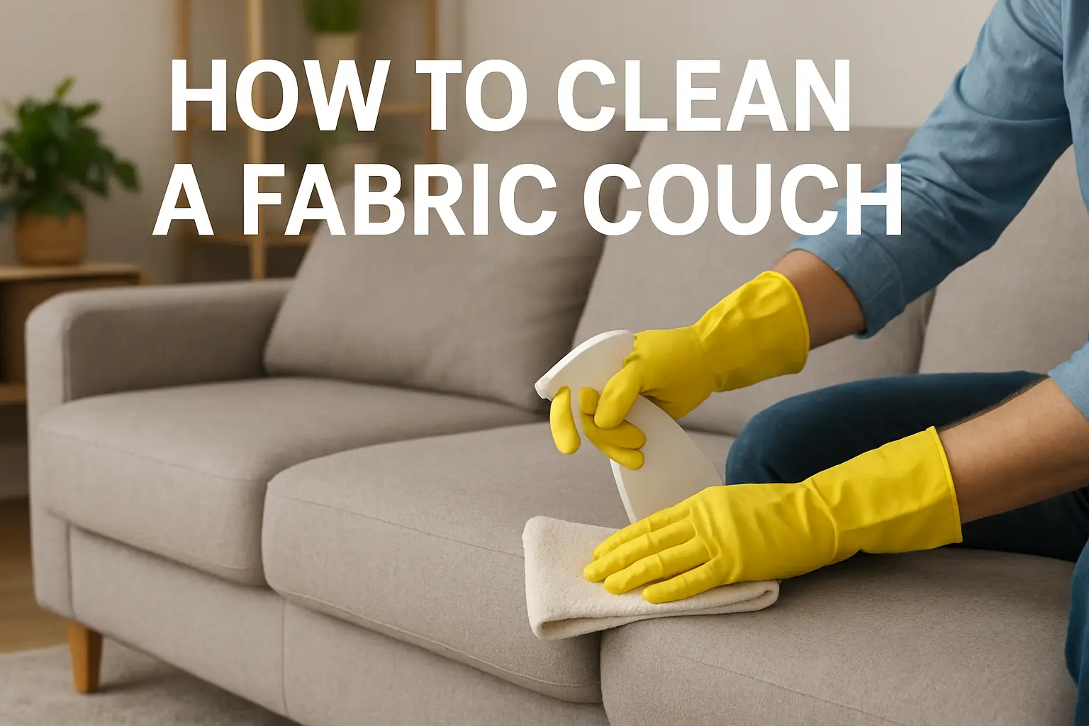 How to Clean a Fabric Couch (Easy Step-by-Step Guide)