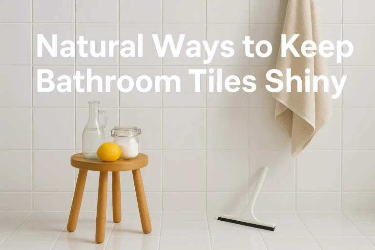 Natural Ways to Keep Bathroom Tiles Shiny